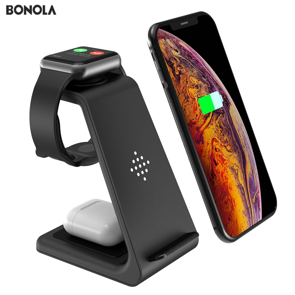 Qi 3 in 1 Wireless Charging Station