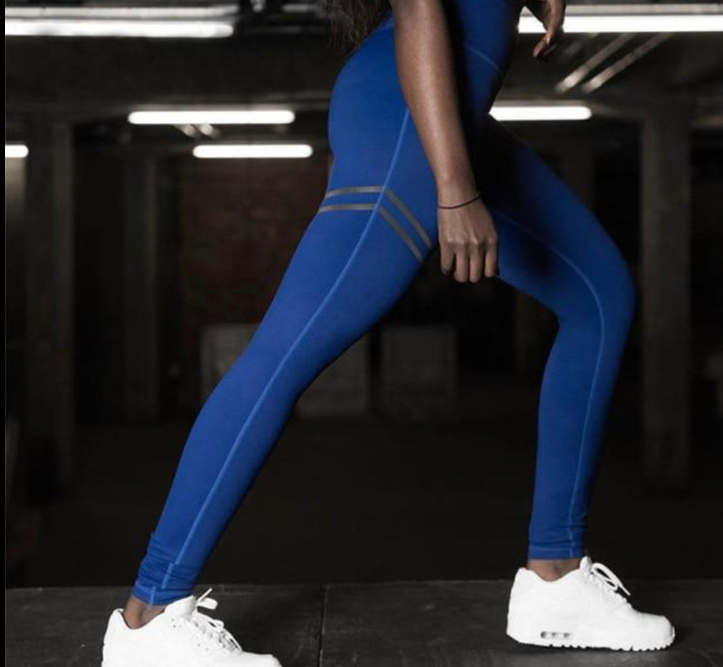 Fitness Leggings - Blue