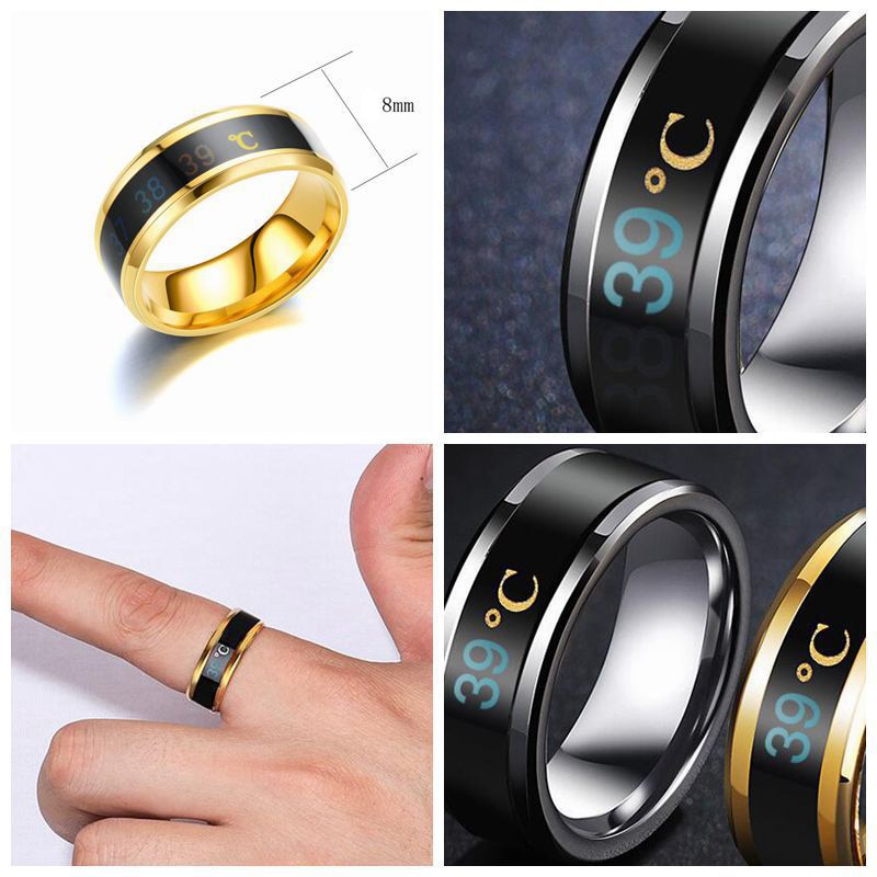 Smart Sensor Body Temperature Ring