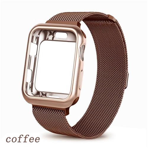Apple Watch Metal Bracelet (Bracelet Only) - coffee / 38mm series 3 2 1