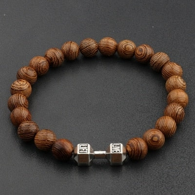 Natural Wood Beads Cross Prayer Bracelets - 4 / China - 4 / United States