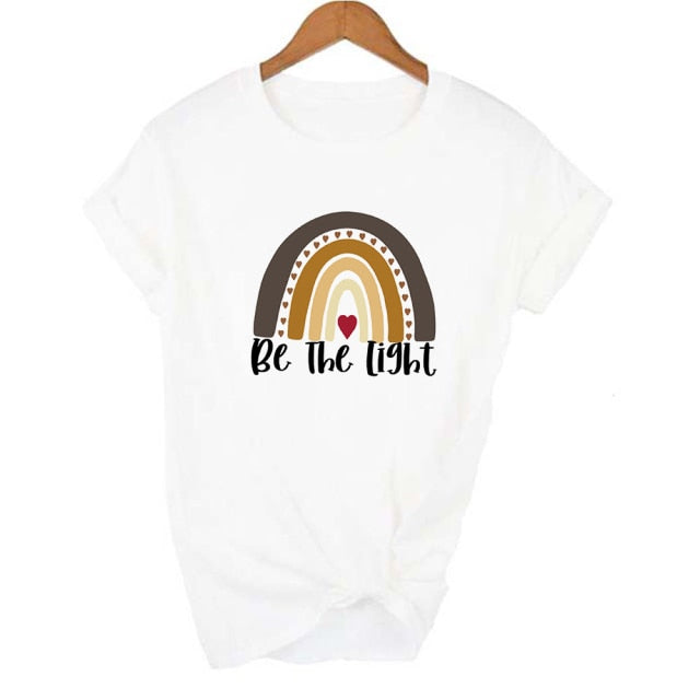 Be The Light T-Shirt - White / S - White / XXL - White / XL - White / L - White / M