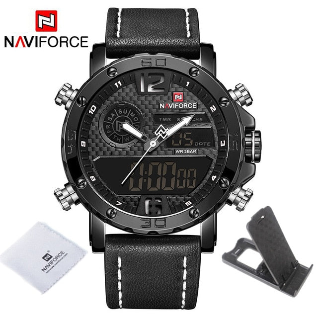 Mens NAVIFORCE Luxury Sports Watch - BWB / China