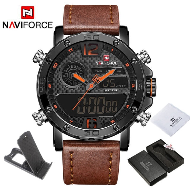 Mens NAVIFORCE Luxury Sports Watch - BOLBN BOX / China