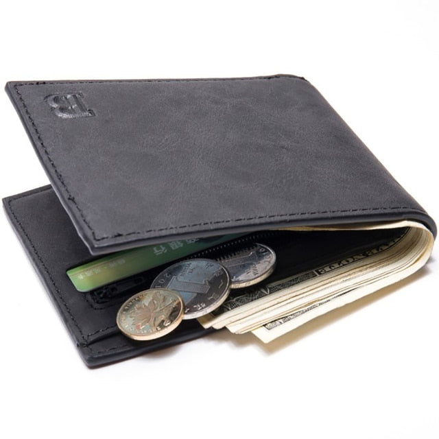 Men's Luxury Business Wallet & Card Holder - Black