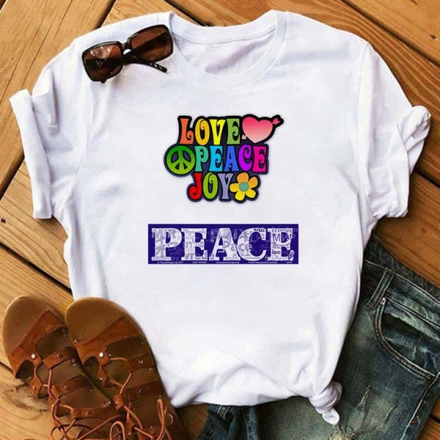 Peace Love T Shirt