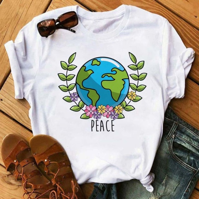 Peace Love T Shirt - BT4573 / L