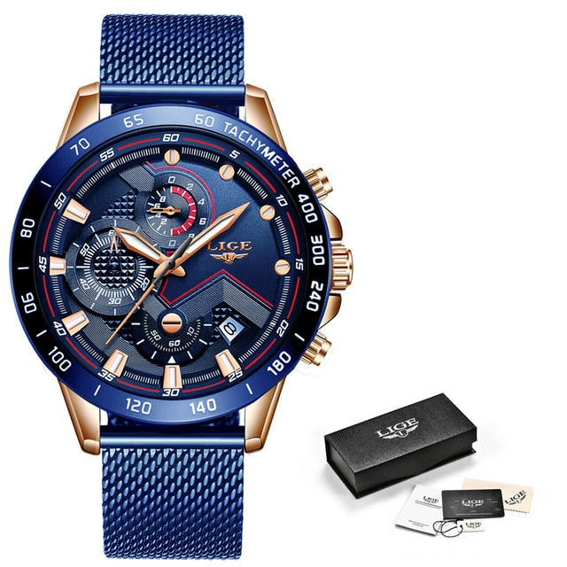 LIGE 2021 Men’s Watch - All blue 2 / SPAIN - All blue 2 / China