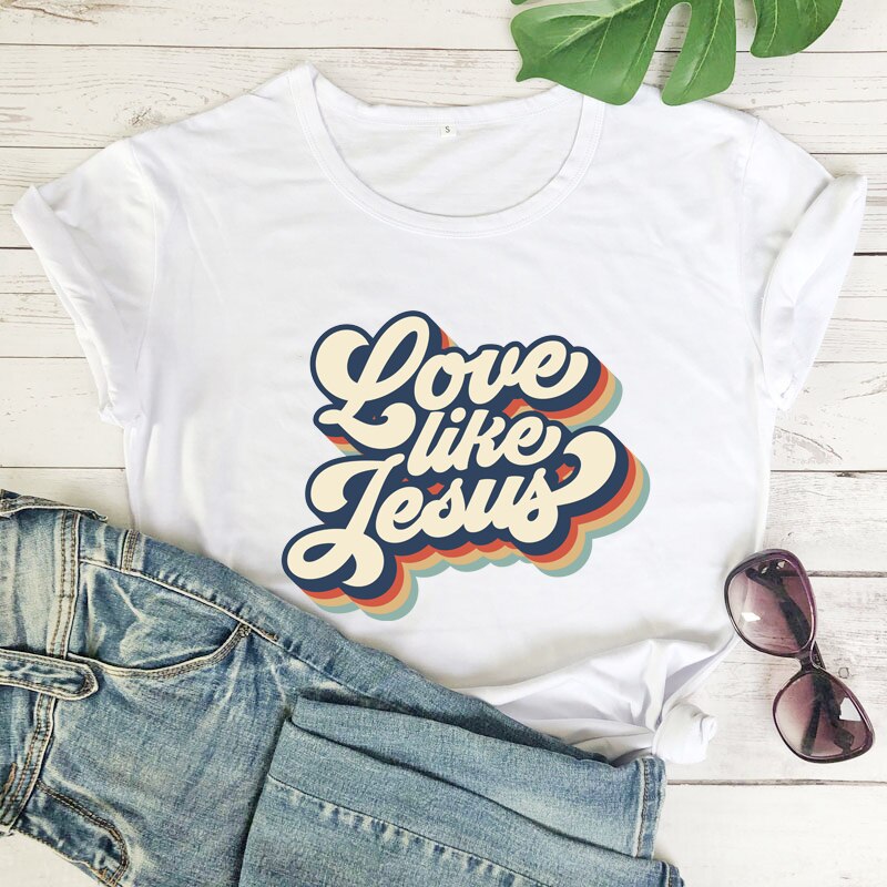 Retro Love Like Jesus Vintage T-shirt