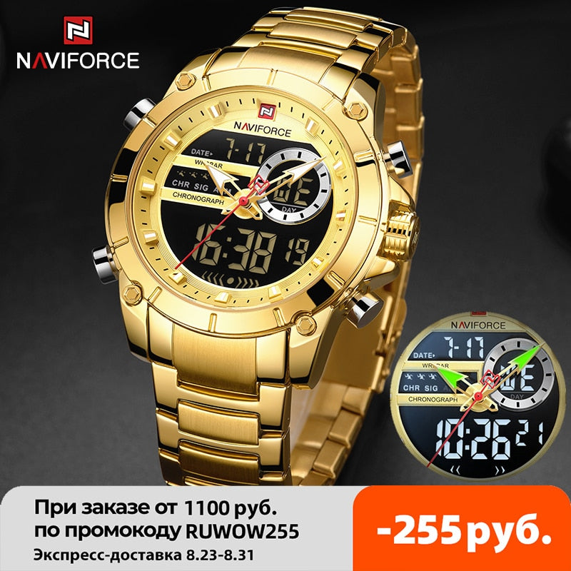 NAVIFORCE Men Military Sports Watch